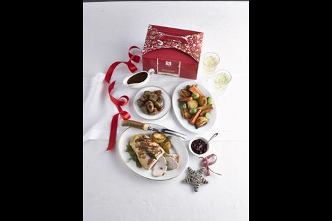 The Co-op is driving is convenience credentials with a Christmas Day dinner in a box for two.